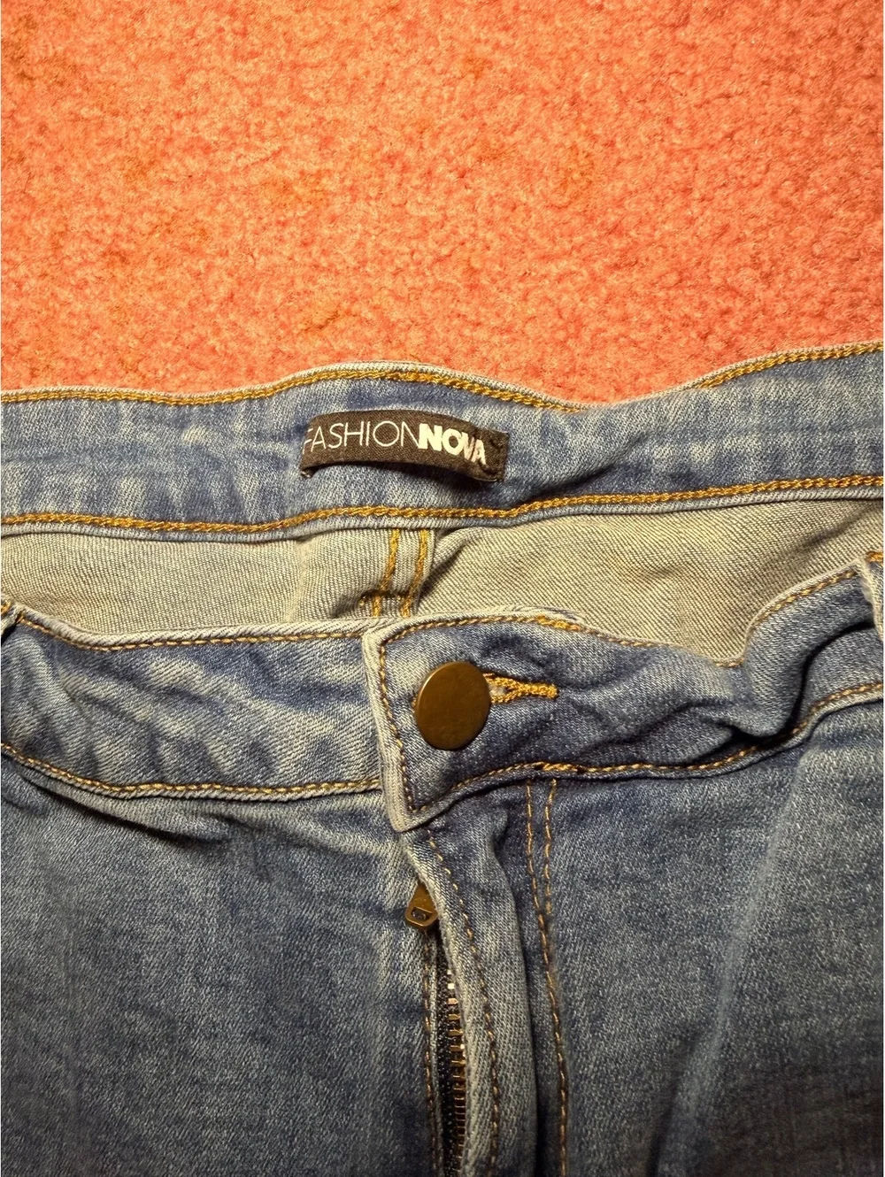 Fashion Nova Women's Distressed Denim Bermuda Shorts Size 16